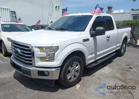 2017 Ford F150 Super Cab z USA, uszkodzony, nr VIN 1FTEX1CP7HKC79608